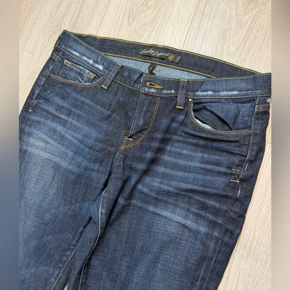 Vintage Lucky Legend Zoe Womens Jeans Dark Wash Mid Rise Straight Size‎ 31